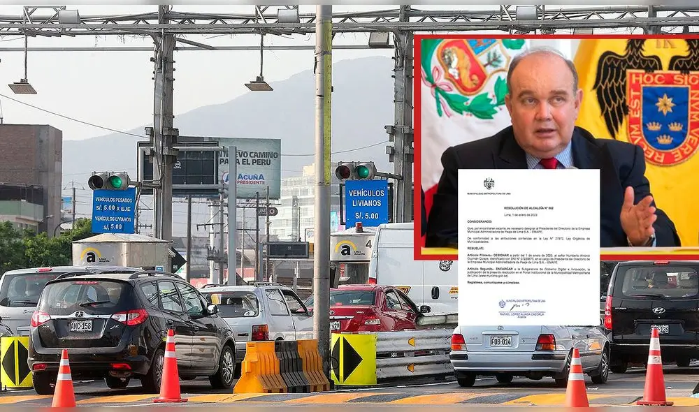 RLA designó nuevo presidente de Emape con intervenciones por conducir ebrio. Composición: LR / Fotos: Andina / MML