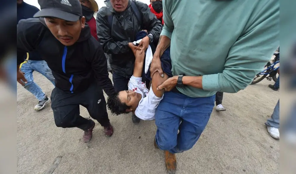 Tercer fallecido. Jhan Carlos Condori Arcana cayó el 19 de enero durante protestas que se realizaban cerca al aeropuerto de Arequipa. Foto: Difusión.