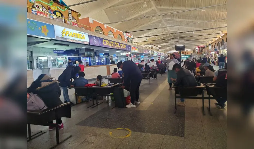 Terminal terrestre de Arequipa. Foto: Leonela Aquino/URPI-LR.