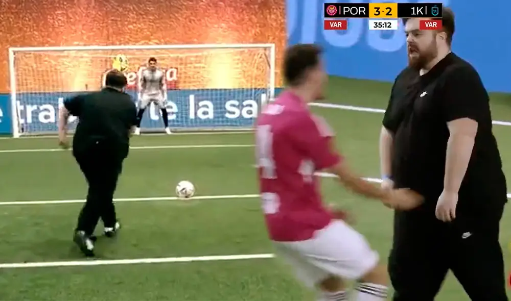 Iker Casillas fue vencido por Ibai desde los doce pasos. Foto: composición LR/Ibai