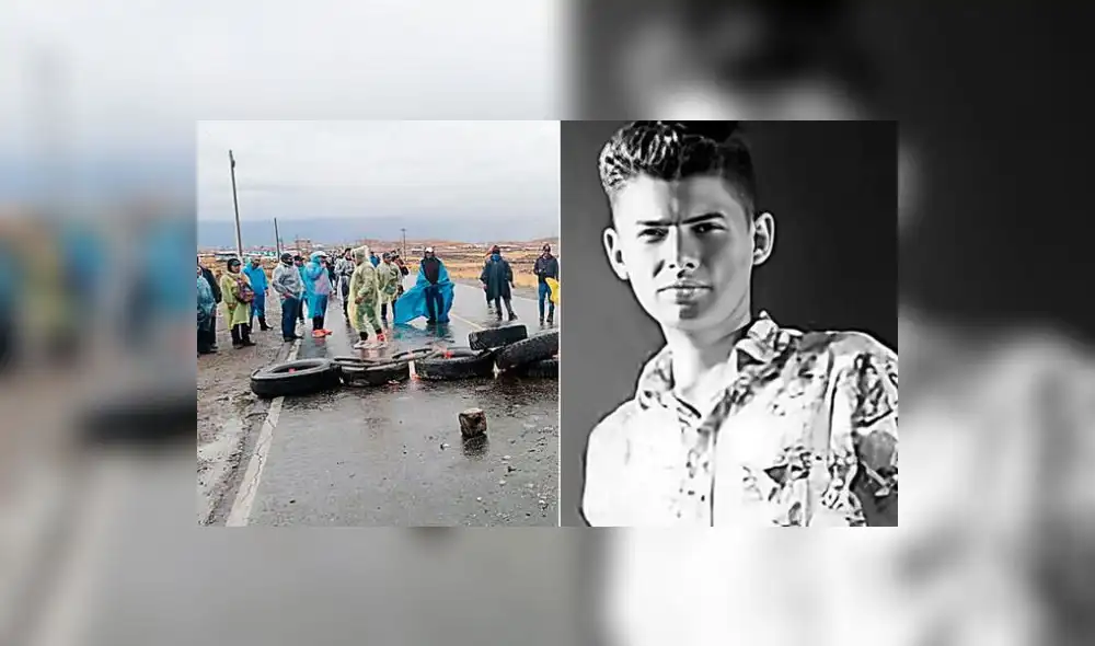 Carlos Huamán Cabrera murió por impacto de proyectil de arma de fuego durante protestas en La Libertad. Foto: composición LR Carlos Huamán Cabrera murió por impacto de proyectil de arma de fuego durante protestas en La Libertad. Foto: composición LR