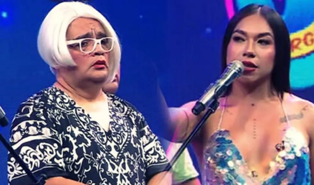 Dayanita se descontrola frente a Jorge Benavides. Foto: captura/ATV