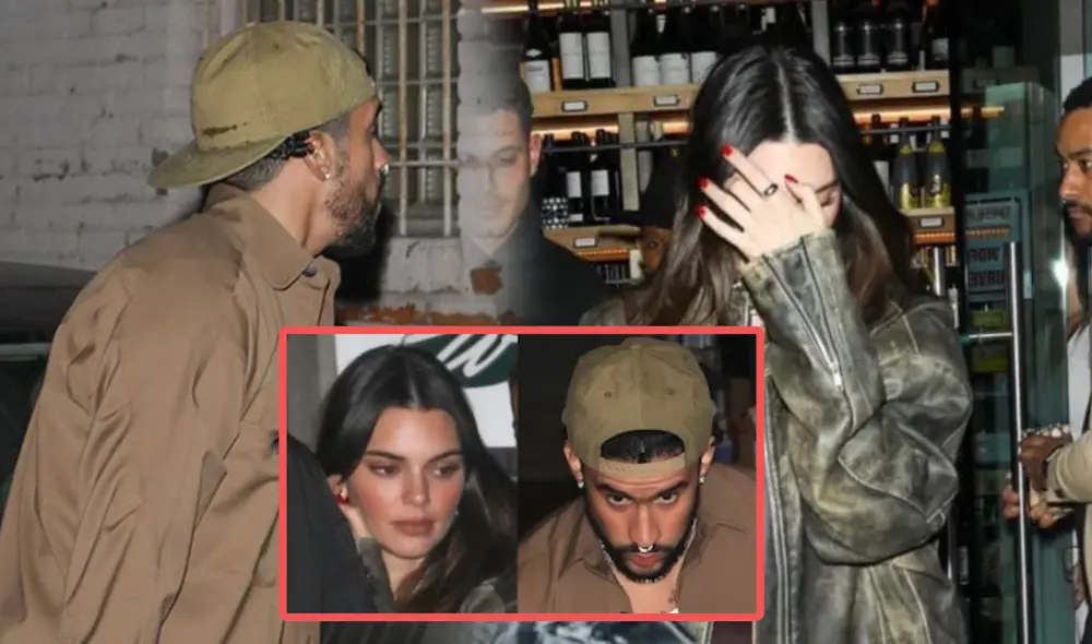 Bad Bunny y Kendall Jenner estarían saliendo. Foto: composición/Twitter