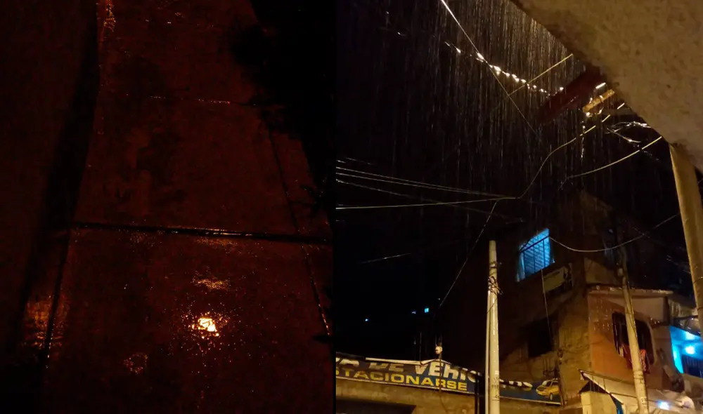 Lluvia en varios distritos de Lima Metropolitana. Foto: La República