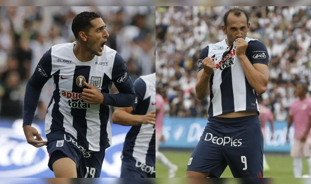 Hernán Barcos y Pablo Sabbag son dos de los delanteros con los que cuenta Alianza Lima este año. Foto: Luis Jiménez/GLR Hernán Barcos y Pablo Sabbag son dos de los delanteros con los que cuenta Alianza Lima este año. Foto: Luis Jiménez/GLR