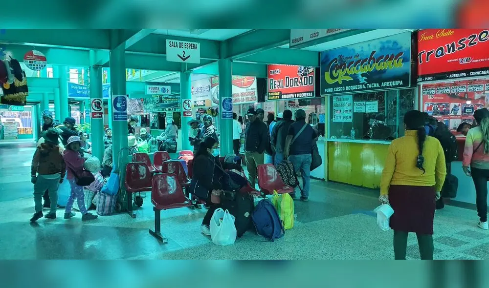 Terminal terrestre de Puno. Foto: Kleber Sánchez/URPI-LR Terminal terrestre de Puno. Foto: Kleber Sánchez/URPI-LR