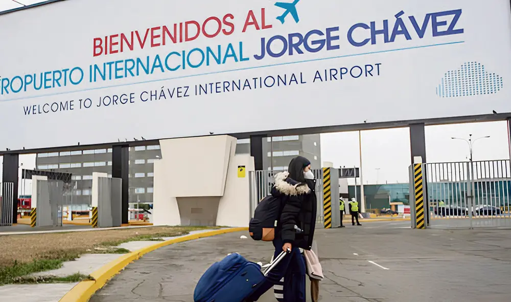 Aeropuerto. La mayoría de burriers intenta salir del país por el aeropuerto Jorge Chávez. Foto: difusión