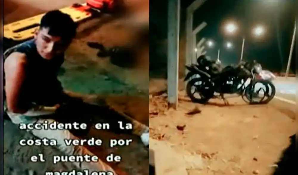 El accidente aconteción en el circuito de playas de la Costa Verde. Foto: captura de Latina