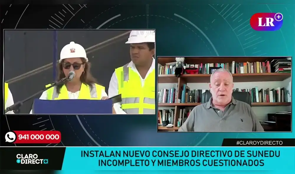 Augusto Álvarez Rodrich en "Claro y directo". Foto: captura LR+/Video: LR+ Augusto Álvarez Rodrich en "Claro y directo". Foto: captura LR+/Video: LR+