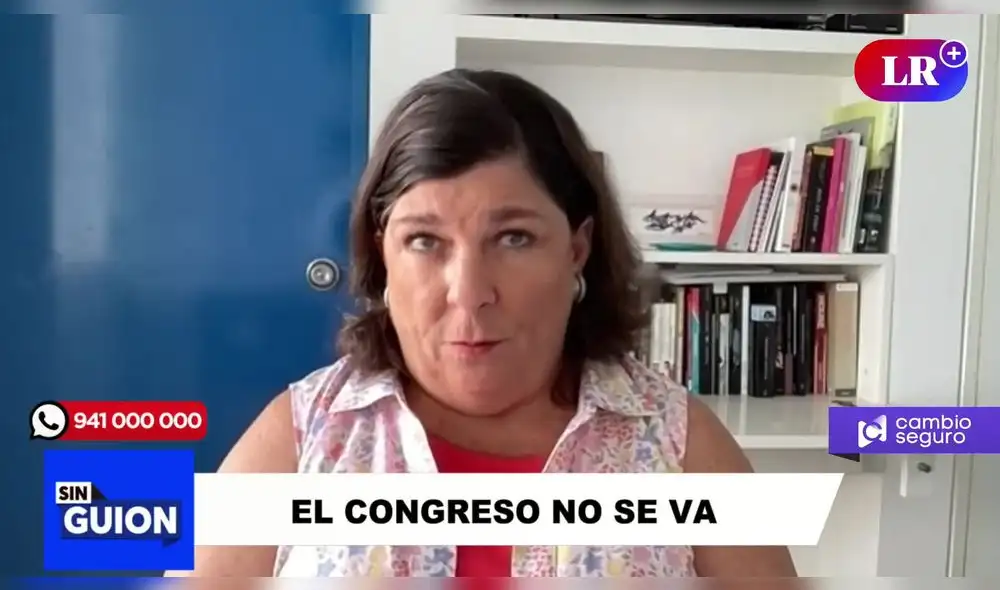 Rosa María Palacios en "Sin guion". Foto: captura LR+/Video: LR+