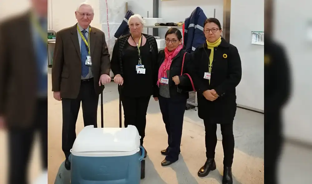 Restos de las víctimas de la Universidad La Cantuta fueron entregados a funcionarios de la embajada peruana en Londres. Foto: La República