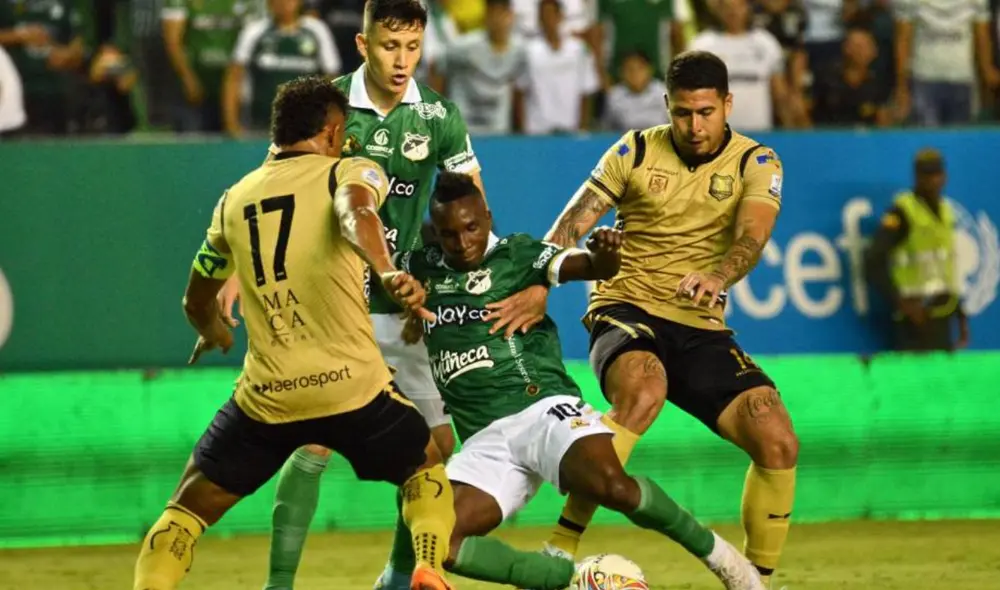 Deportivo Cali y Águilas Doradas empataron en Cali. Foto: El País Deportivo Cali y Águilas Doradas empataron en Cali. Foto: El País