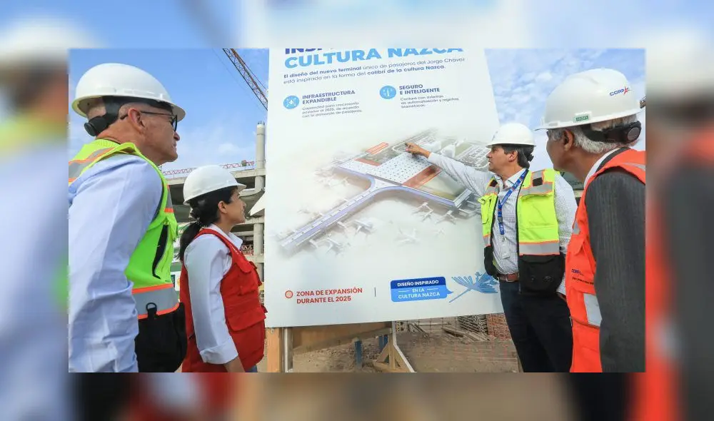 La ampliación del Aeropuerto Internacional Jorge Chávez contempla tres grandes obras: una nueva torre de control, una pista de aterrizaje y un nuevo terminal de pasajeros.