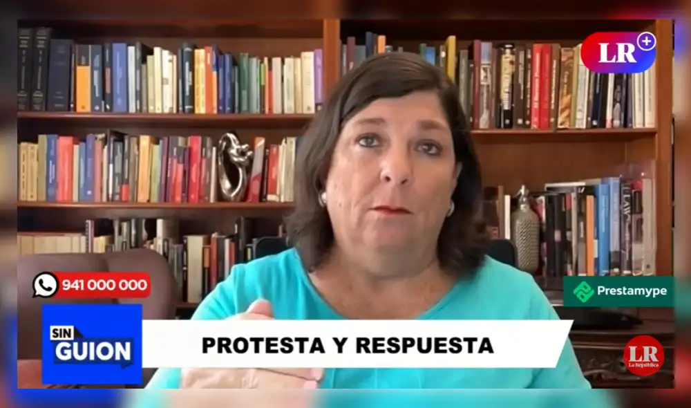 Rosa María Palacios en "Sin guion". Foto: LR+