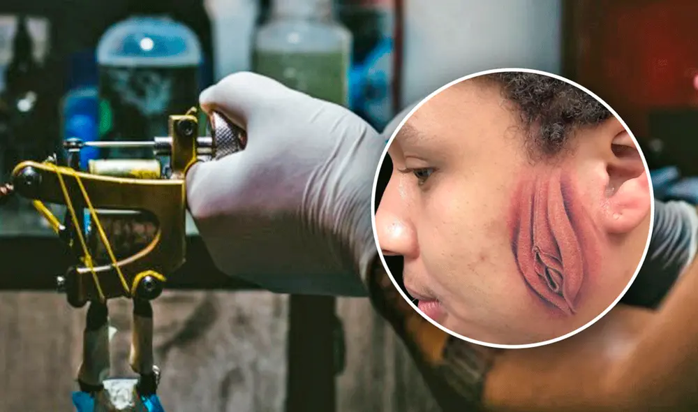 El hombre estaba tan decidido que, cumplido el plazo de espera de un mes, se acercó al estudio para la realización del tatuaje. Foto: composición LR/Mikey5thousand/Instagram El hombre estaba tan decidido que, cumplido el plazo de espera de un mes, se acercó al estudio para la realización del tatuaje. Foto: composición LR/Mikey5thousand/Instagram