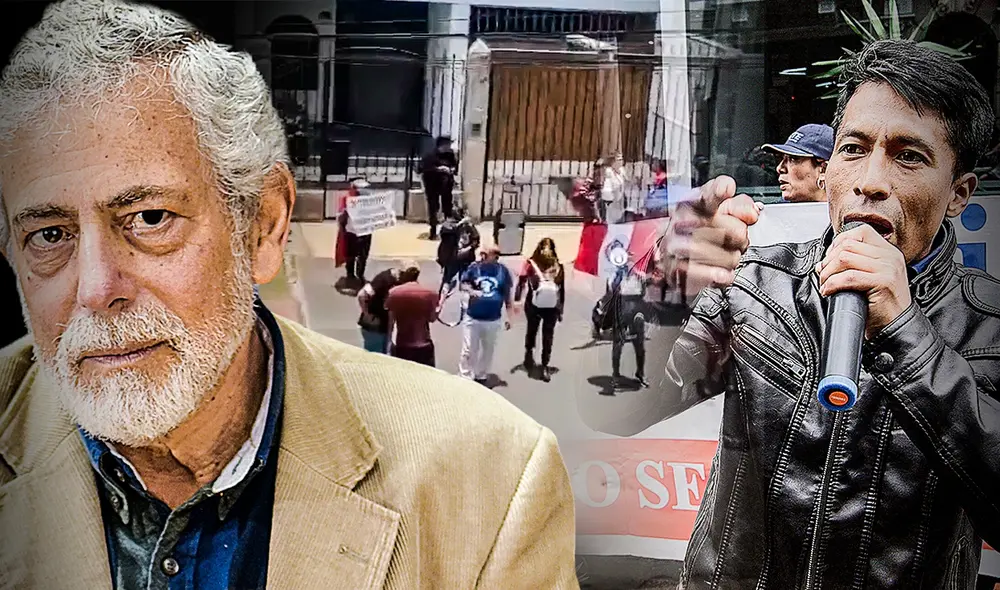 La Resistencia llegó a la vivienda del periodista Gustavo Gorriti para acosarlo por su labor periodística. Foto: composición Fabrizio Oviedo/IPYS La Resistencia llegó a la vivienda del periodista Gustavo Gorriti para acosarlo por su labor periodística. Foto: composición Fabrizio Oviedo/IPYS