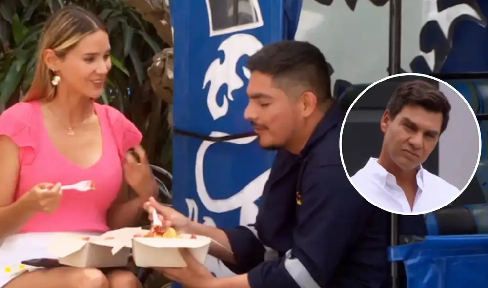 Macarena y Joel tuvieron una cita luego de mucho tiempo en "Al fondo hay sitio" y Mike los vio juntos. Foto: composición LR/América TV Macarena y Joel tuvieron una cita luego de mucho tiempo en "Al fondo hay sitio" y Mike los vio juntos. Foto: composición LR/América TV