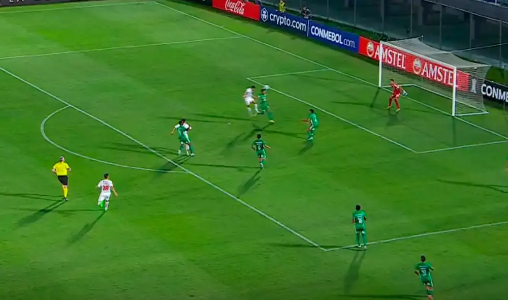Nacional se adelanta en el marcador. Foto: captura ESPN