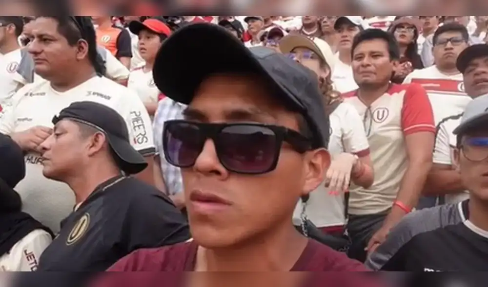 Hincha de Alianza Lima ingresó al clásico y se ubicó en la tribuna oriente. Foto: captura @alansports.pe