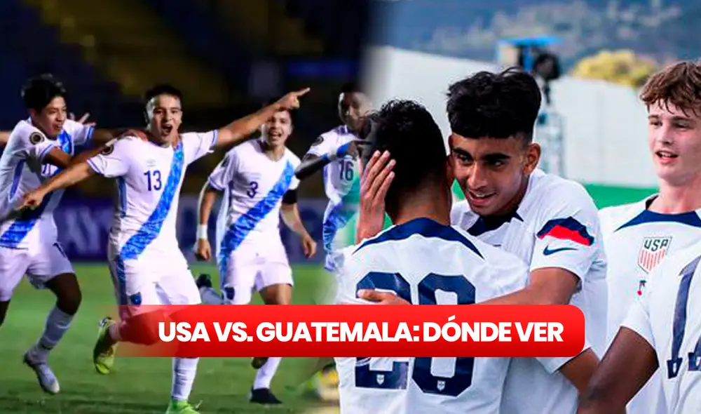 Estados Unidos enfrenta a Guatemala por el Premundial Sub-17 tras golear a República Dominicana. Foto: composición RL/PrensaLibre/AS Estados Unidos enfrenta a Guatemala por el Premundial Sub-17 tras golear a República Dominicana. Foto: composición RL/PrensaLibre/AS