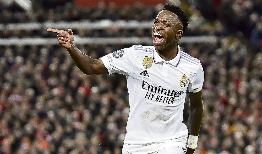 Goleador. Vinícius Júnior es el jugador que más tantos han anotado para el Real Madrid en la presente Champions League con un total de seis goles. Foto: difusión