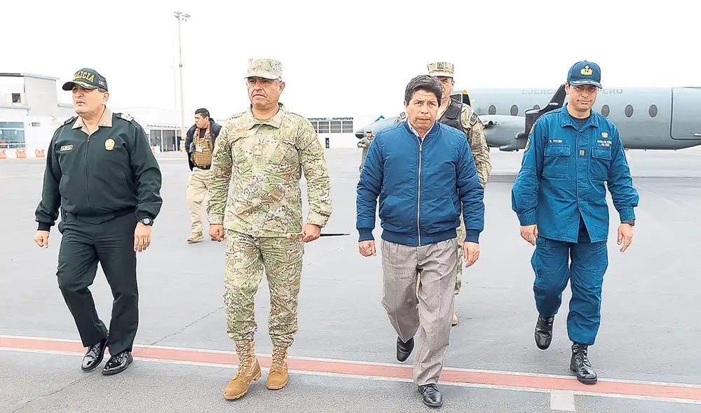 Detenido. Expresidente Pedro Castillo sumará otra prisión preventiva, esta vez de tres años. Foto: difusión Detenido. Expresidente Pedro Castillo sumará otra prisión preventiva, esta vez de tres años. Foto: difusión