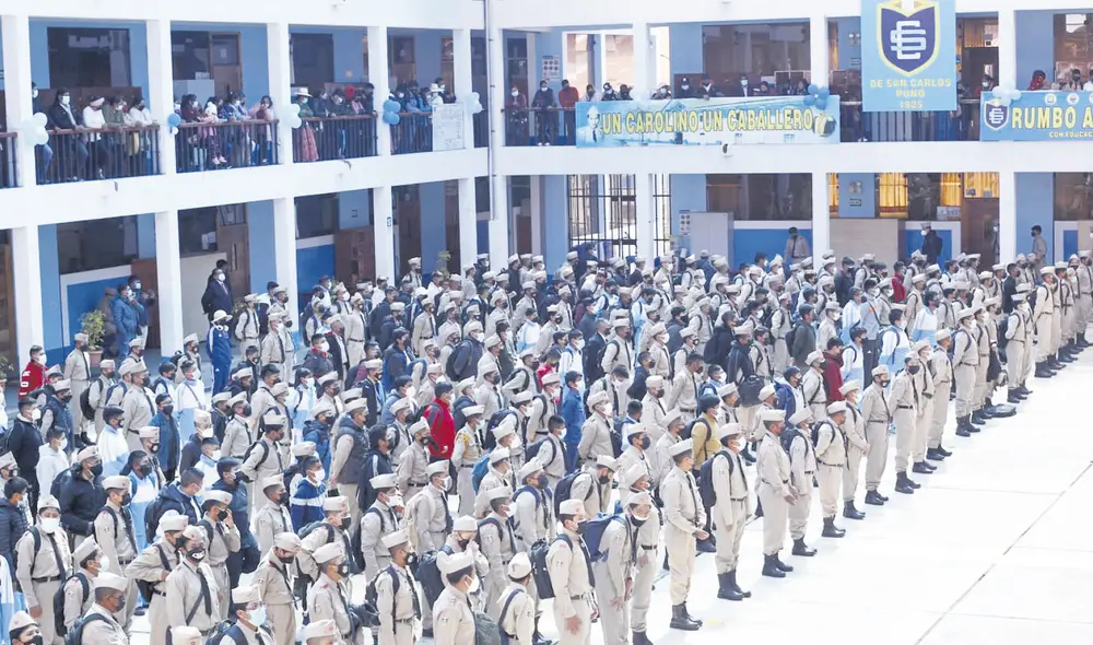 En peligro. Retorno de escolares a las aulas en Puno en riesgo por problemas que se tiene en colegios. No hay material educativo ni alimentos.  Foto: La República
