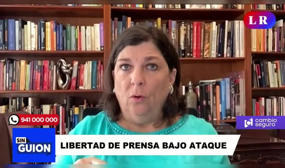 Rosa María Palacios en Sin Guion. Foto: captura LR+ Rosa María Palacios en Sin Guion. Foto: captura LR+