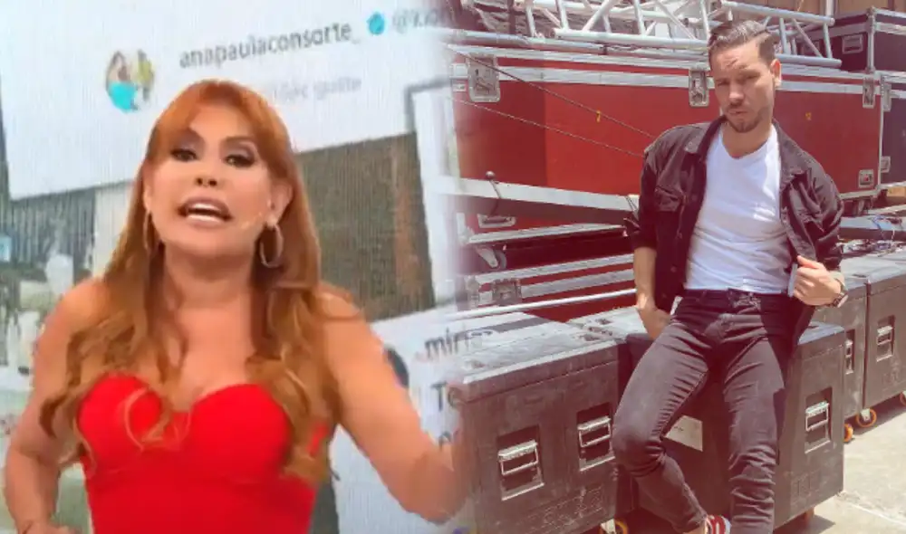 Anthony Aranda se defiende de Magaly Medina tras llamarlo "muerto de hambre". Foto: Composición LR/ Captura ATV / captura  instagram de Anthony Aranda