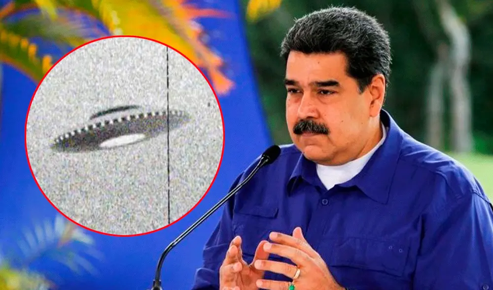 “Ahora que hay ovnis en Estados Unidos. ¿Ustedes han visto? Globos y ovnis. Bueno, que vengan los extraterrestres a Venezuela”, expresó Maduro. Foto: composición LR / El País / Venezolana de Televisión