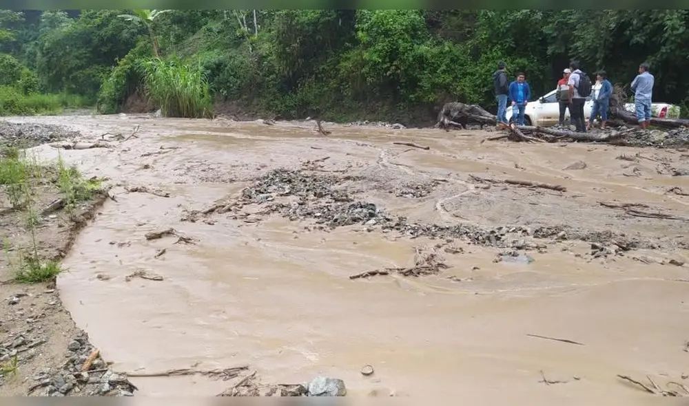 Las torrenciales lluvias ocasionan desborde de los ríos. Foto: La República