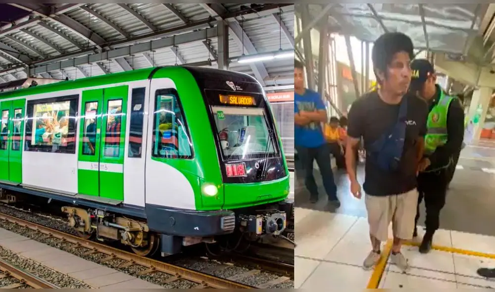 Denuncian caso de tocamientos indebidos en Línea 1 de Metro de Lima. Foto: composición LR/captura de ATV/difusión - Video: ATV