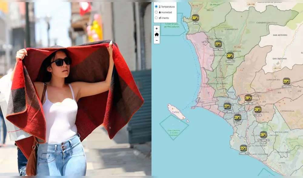 La sensación térmica es mayor a los niveles de temperatura registrados. Foto: composición LR/Foto/Andina/Senamhi