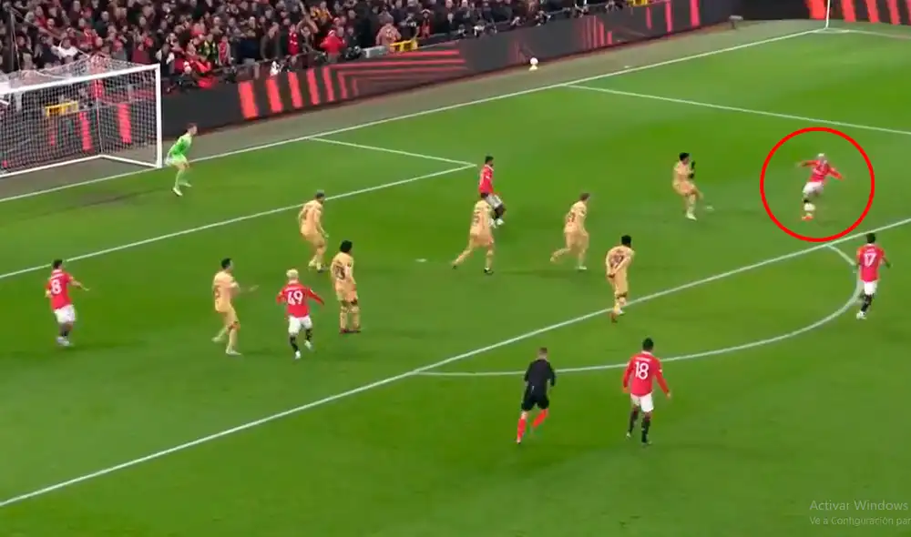 Antony llegó a Manchester procedente del Ajax. Foto: captura de ESPN. Antony llegó a Manchester procedente del Ajax. Foto: captura de ESPN.