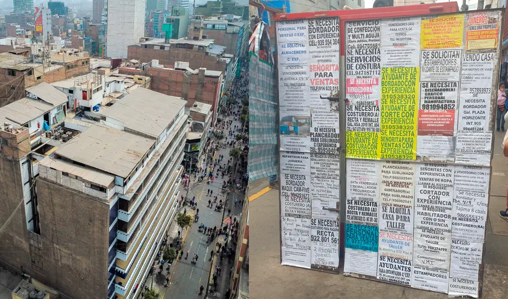 En varias áreas de los techos de las galerías del jirón Gamarra se han habilitado talleres informales. Foto: Antonio Melgarejo/La República En varias áreas de los techos de las galerías del jirón Gamarra se han habilitado talleres informales. Foto: Antonio Melgarejo/La República