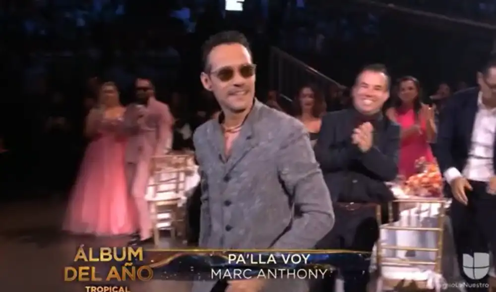 Marc Anthony gana premio a álbum del año tropical. Foto: captura de Twitch