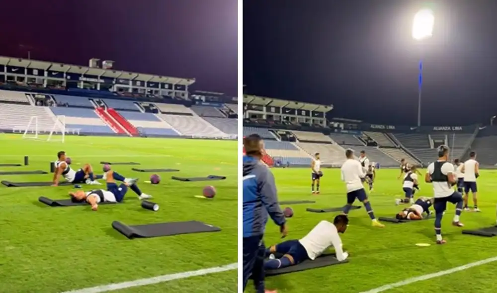 Los blanquiazules trabajaron bajo las órdenes de Guillermo Salas. Foto: Instagram/Alianza Lima