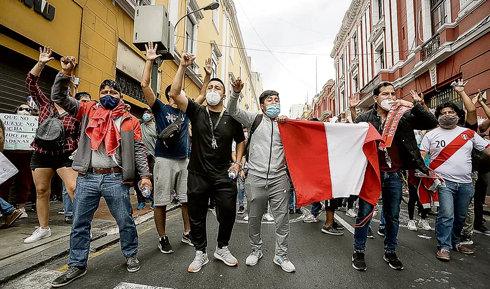 Miedo. El Gobierno busca incrementar las penas para infundir temor entre los que participan en las protestas. Foto: Antonio Melgarejo/La República