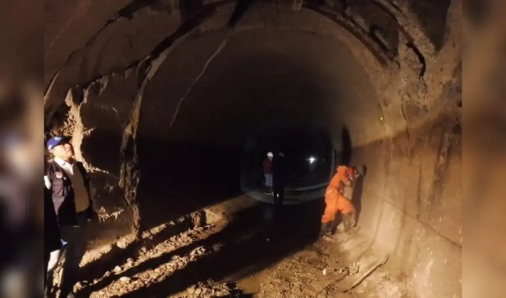 EN MAL ESTADO. Los túneles que llevan agua a la irrigación se caen a pedazos.