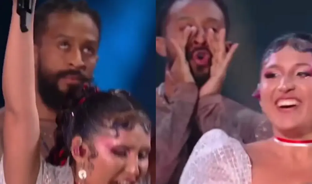 Milena Warthon se llevó la gaviota de plata en la competencia folclórica. Esto no parece haber sido del agrado de Fredy Harel. Foto: composición LR/TVN