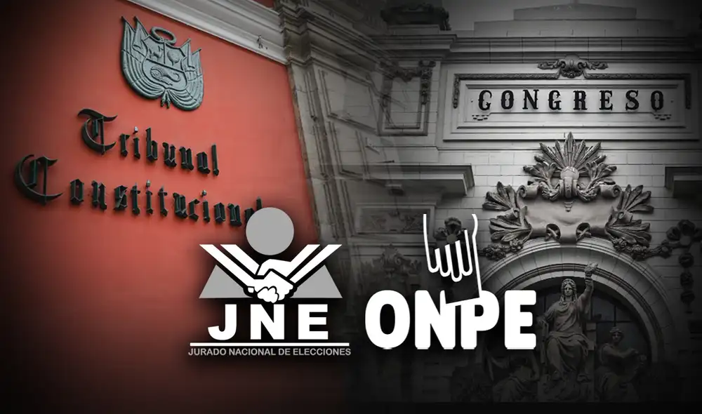 Tribunal Constitucional exhortó al Congreso a reformar la cosntitución para someter a juicio político a jefes de ONPE, JNE, y Reniec. Foto: composición LR