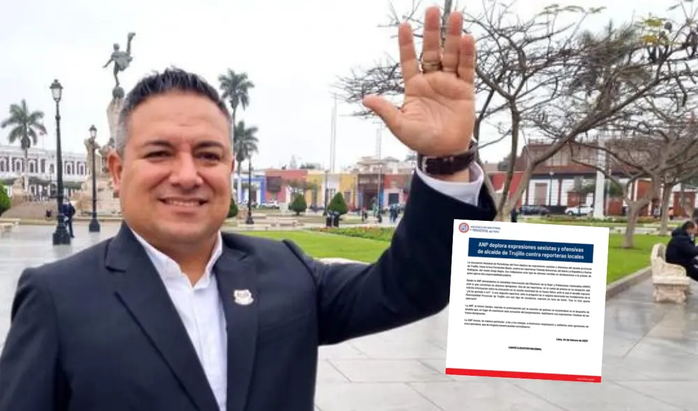 Alcalde de Trujillo fue criticado por otros políticos por sus expresiones sexistas. Foto: difusión-ANP/composición LR