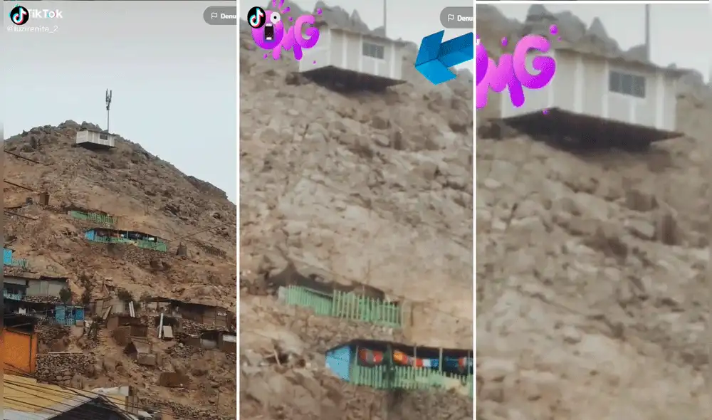 Los albañiles llevaron a cabo la edificación de una casa 'voladora'. Foto: composición de LR/TikTok/@LuzDeLuna1153 Los albañiles llevaron a cabo la edificación de una casa 'voladora'. Foto: composición de LR/TikTok/@LuzDeLuna1153