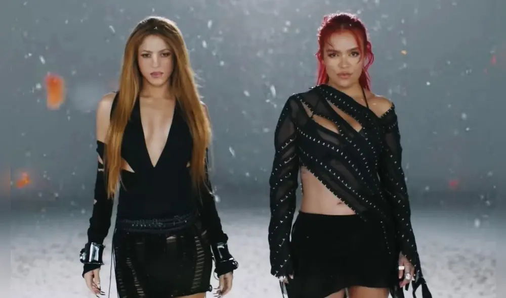 Las divas Karol G y Shakira lanzaron colaboración 'TQG'. Foto: Captura de YouTube
