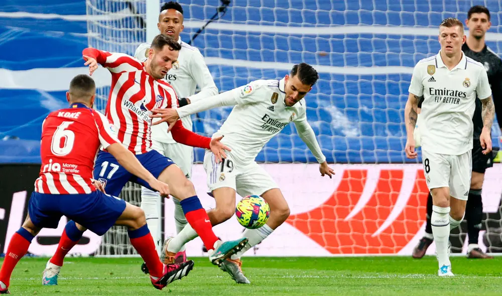 Real Madrid enfrentó al Atlético en el Bernabéu por LaLiga. Foto: EFE Real Madrid enfrentó al Atlético en el Bernabéu por LaLiga. Foto: EFE