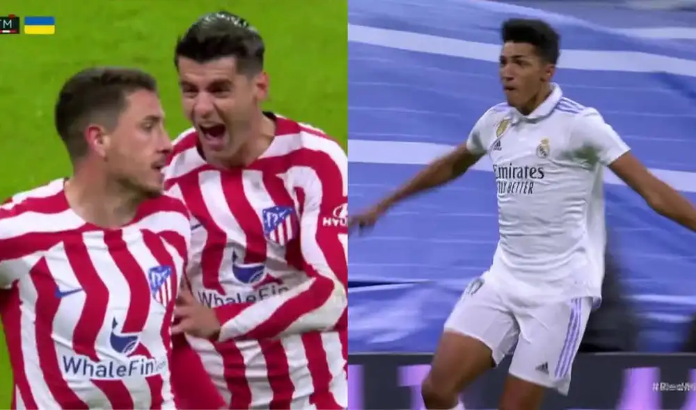 El partido mejoró cuando el Atlético Madrid se quedó con 10. Desde entonces llegaron los goles. Foto: DSports El partido mejoró cuando el Atlético Madrid se quedó con 10. Desde entonces llegaron los goles. Foto: DSports