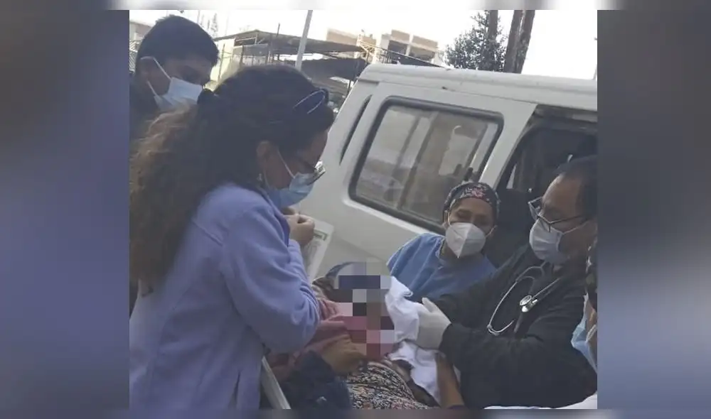 Bebé nació sano y salvo tras intervención de policía. Foto: El Informativo