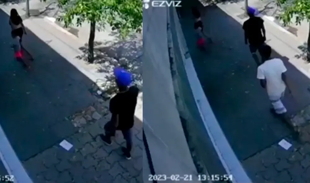 El menor y su madre fueron asistidos por vecinos del sector. Foto: captura de video/TN El menor y su madre fueron asistidos por vecinos del sector. Foto: captura de video/TN