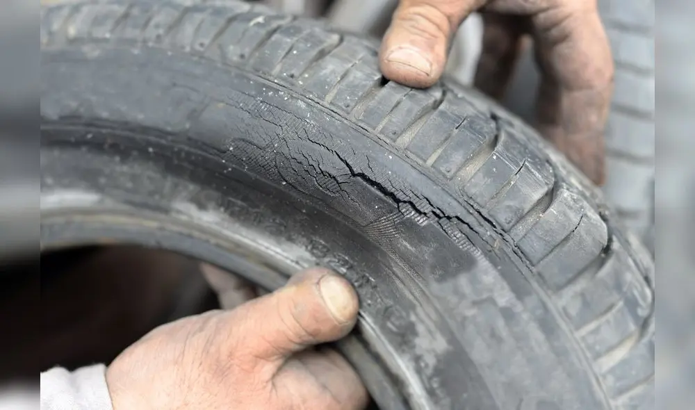 El mal estado de unas llantas es altamente peligroso. Foto: difusión