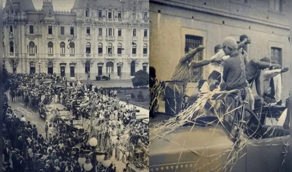 Fue tan grande el carnaval en Lima que llegó a ser el mejor de Sudamérica por años, más que la fiesta del Rio de Janeiro, en Brasil. Foto: Lima Antigua